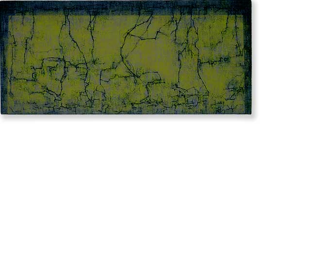 Transom 1993 oil on canvas 15 x 33.25 inches