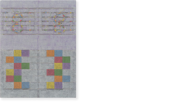 Score for Threshold, NorthWest — One [ spectrum in violet ]2020 — 2022&amp;#160;&amp;#160;&amp;#160;&amp;#160;oil on canvas&amp;#160;&amp;#160;&amp;#160;&amp;#160;23 x 18 inches