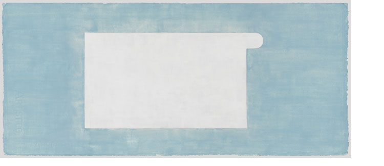 MMW scalino profile : SouthWest&amp;#160;&amp;#160;&amp;#160;&amp;#160;2007&amp;#160;&amp;#160;&amp;#160;&amp;#160;gouache and flasche on Fabriano paper&amp;#160;&amp;#160;&amp;#160;&amp;#160;10 x 23 inches